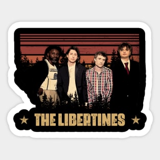 Garage Rock Rhythms Libertine Fanatic Musical Design Sticker